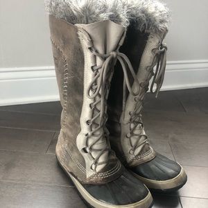 Sorel Cate the Great Grey winter boots